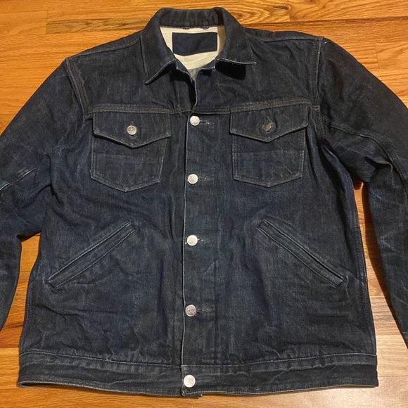 Big John Rare Jean Jacket R601-9 -EUC Size M/L - Picture 1 of 15